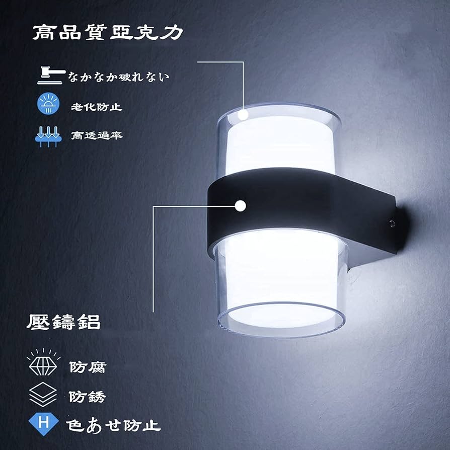 玄関照明 LED 外灯 ガーデンライト ウォールライト LED 照明 ps0075.jpg